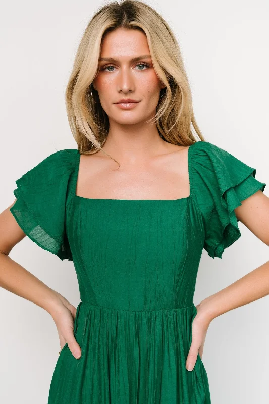 Buttercup Midi Dress | Evergreen