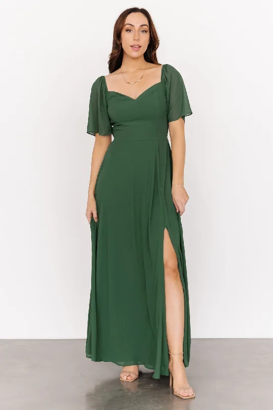 Sierra Sweetheart Maxi Dress | Evergreen