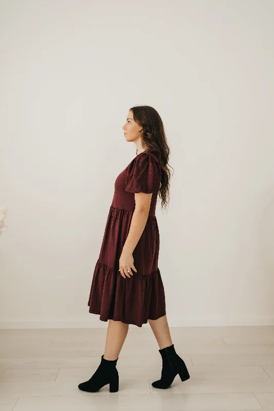 Bailey Loose Dress in Plum (XS-XXL)