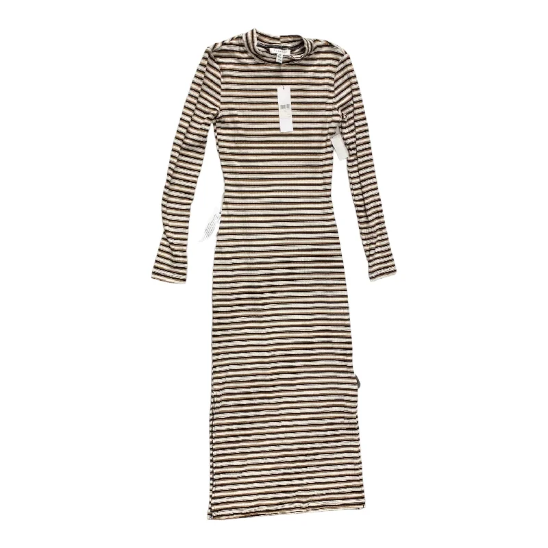 Dress Casual Maxi By Top Shop In Striped Pattern, Size: 4