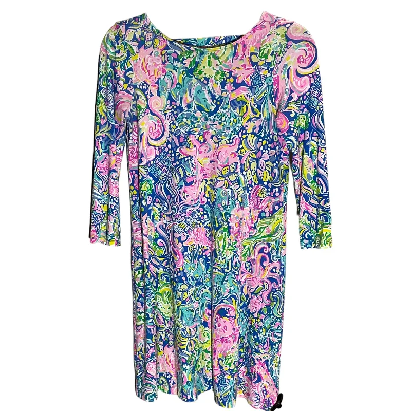 Dress Casual Short By Lilly Pulitzer In Blue & Pink, Size: Xs