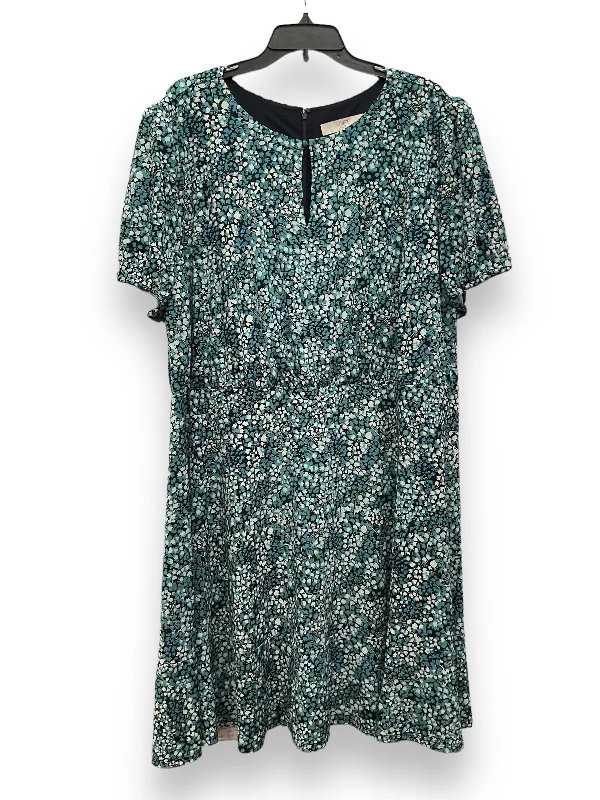 Dress Casual Short By Loft In Floral Print, Size: 3x