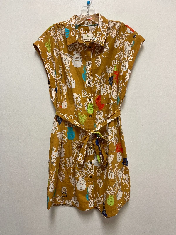 Dress Casual Short By Maeve In Yellow, Size: M