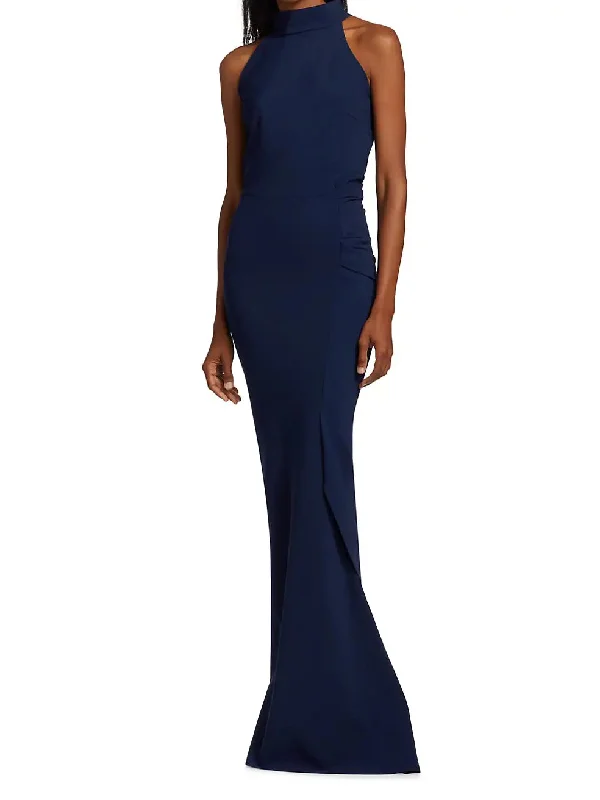 Gudrum Long Dress - Blu Notte