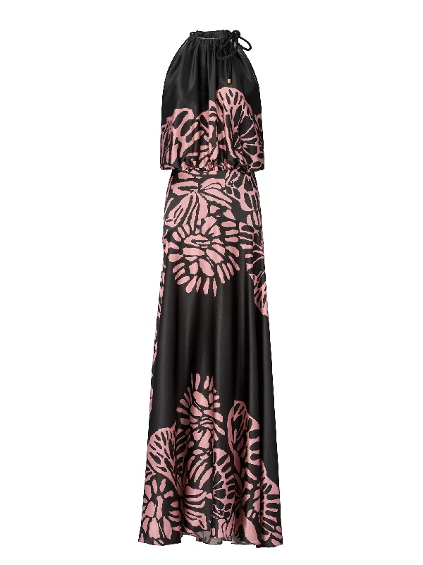 Joss Dress Black Pink Filigrana