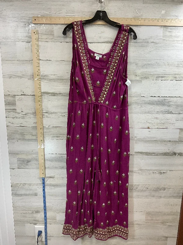 Jumpsuit By Sundance In Purple, Size: L