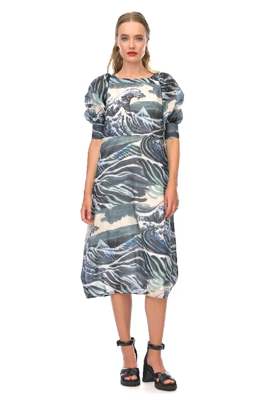 Megan Salmon - M8136 Wave Joseph Dress