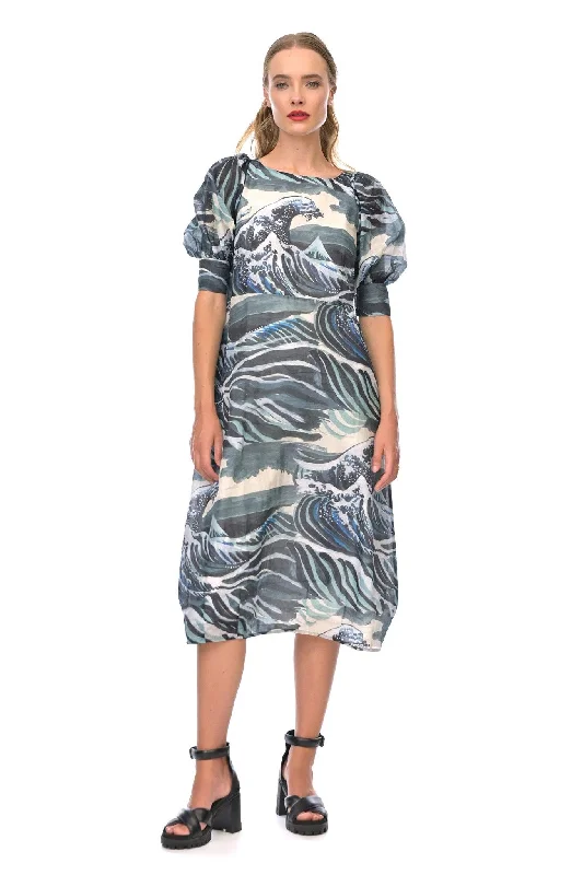 Megan Salmon - M8136 Wave Joseph Dress