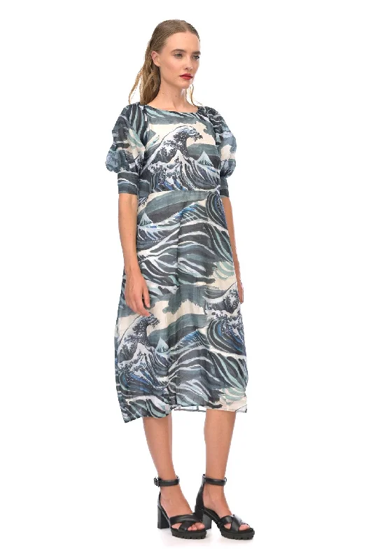 Megan Salmon - M8136 Wave Joseph Dress