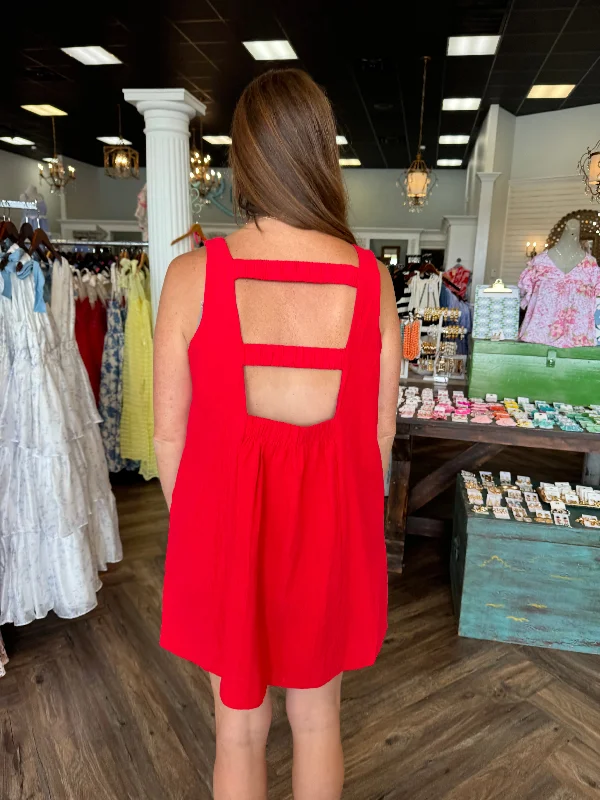 Red Basic Dress