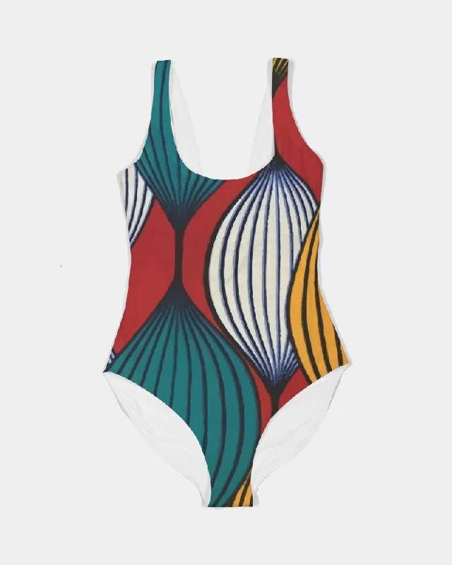 AKH African Art Women's One-Piece Swimsuit