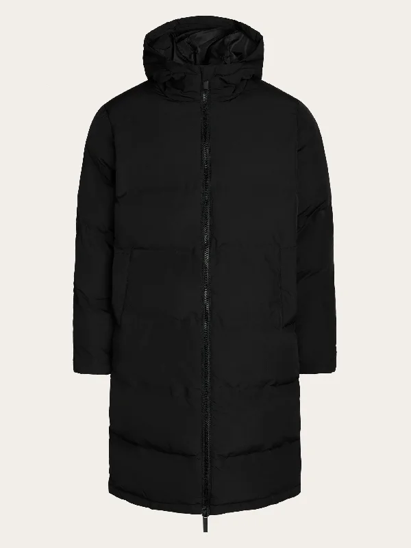 ALLYSSA Maxi Puffer Jacket - Black Jet