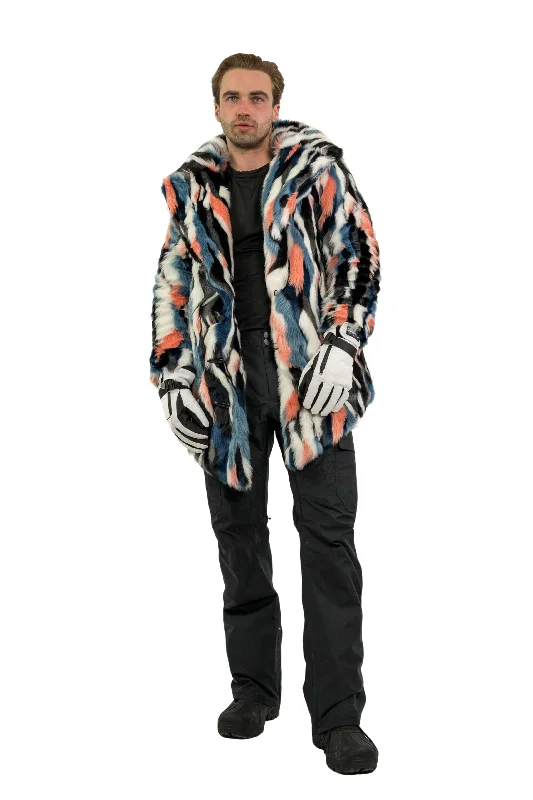 Men's Duke Coat in ""Funky Zebra""