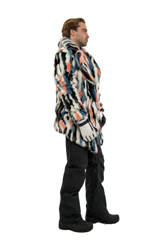 Men's Duke Coat in ""Funky Zebra""