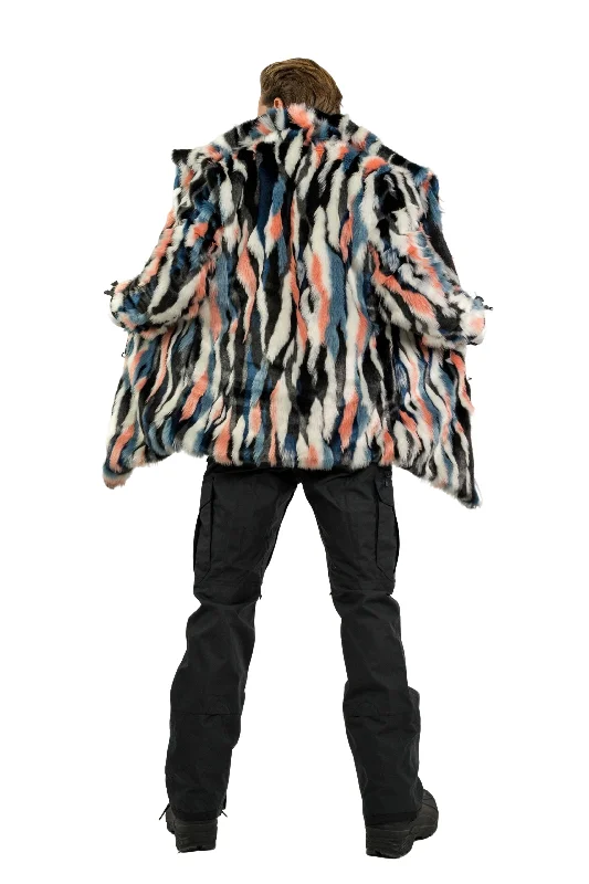 Men's Duke Coat in ""Funky Zebra""