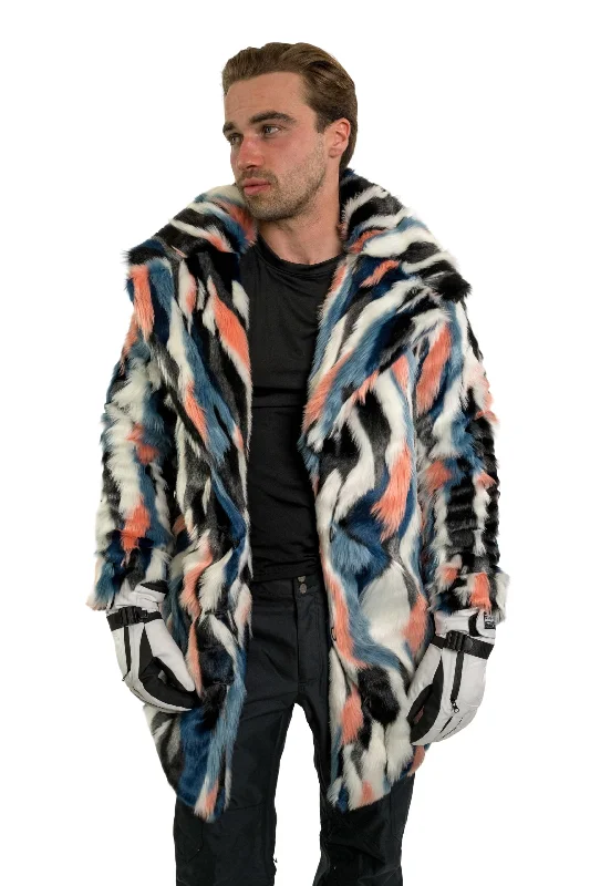 Men's Duke Coat in ""Funky Zebra""