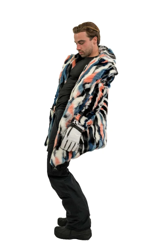 Men's Duke Coat in ""Funky Zebra""