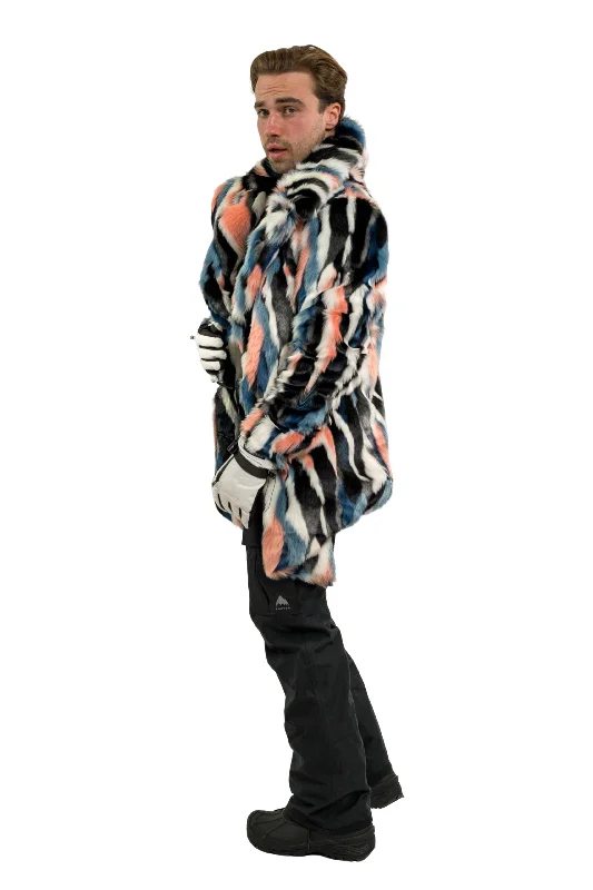 Men's Duke Coat in ""Funky Zebra""