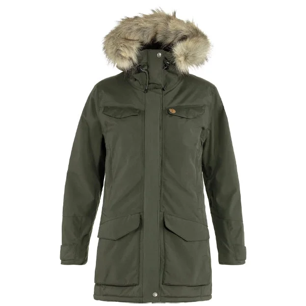 Fjällräven Women's Jackets - Nuuk Parka - Deep Forest