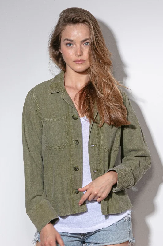 Olive Box Jacket