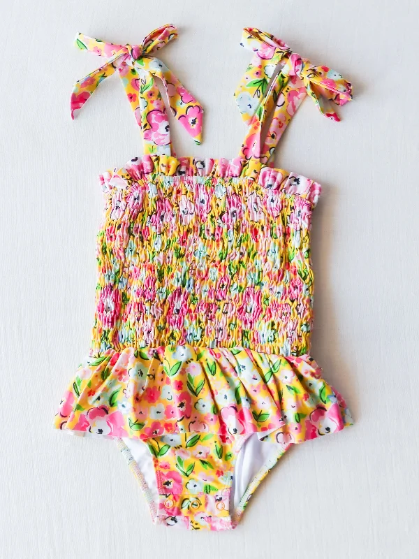 Smocked One Piece - Bright Sunny Day