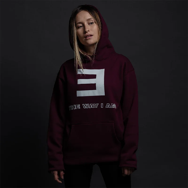 THE WAY I AM HOODIE (MAROON)