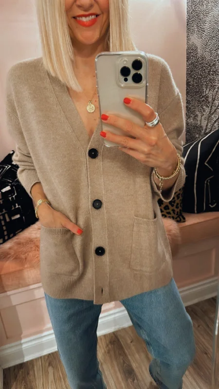 'Jackson' Cashmere Cardigan