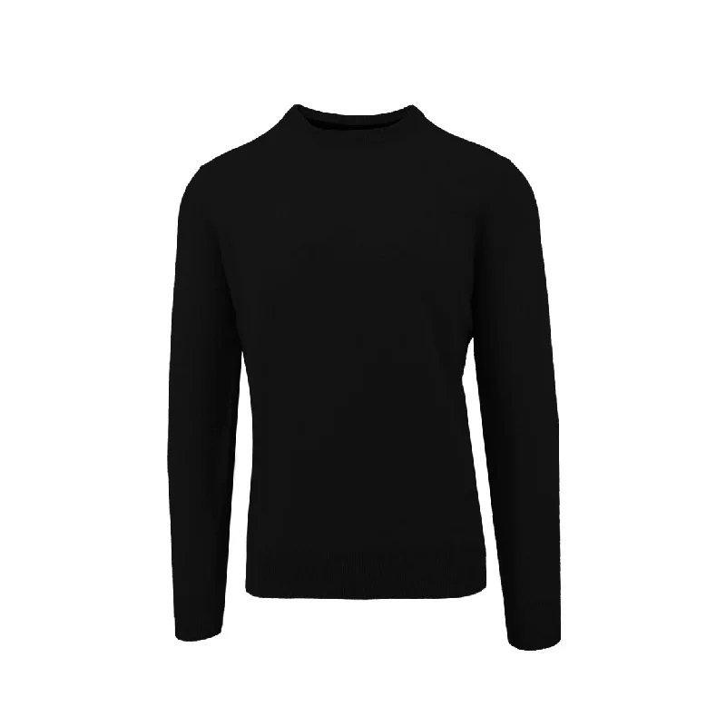 Black Crewneck Cashmere Sweater